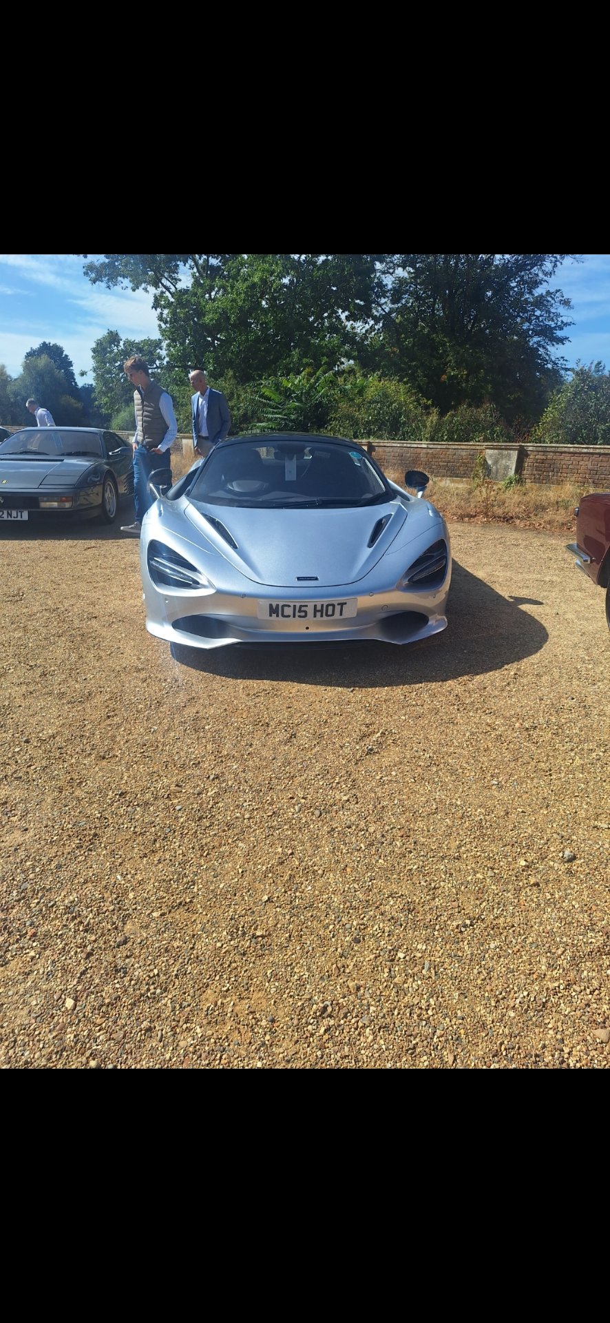 MC15 HOT private number plate on a McLaren 750S, spotted in London