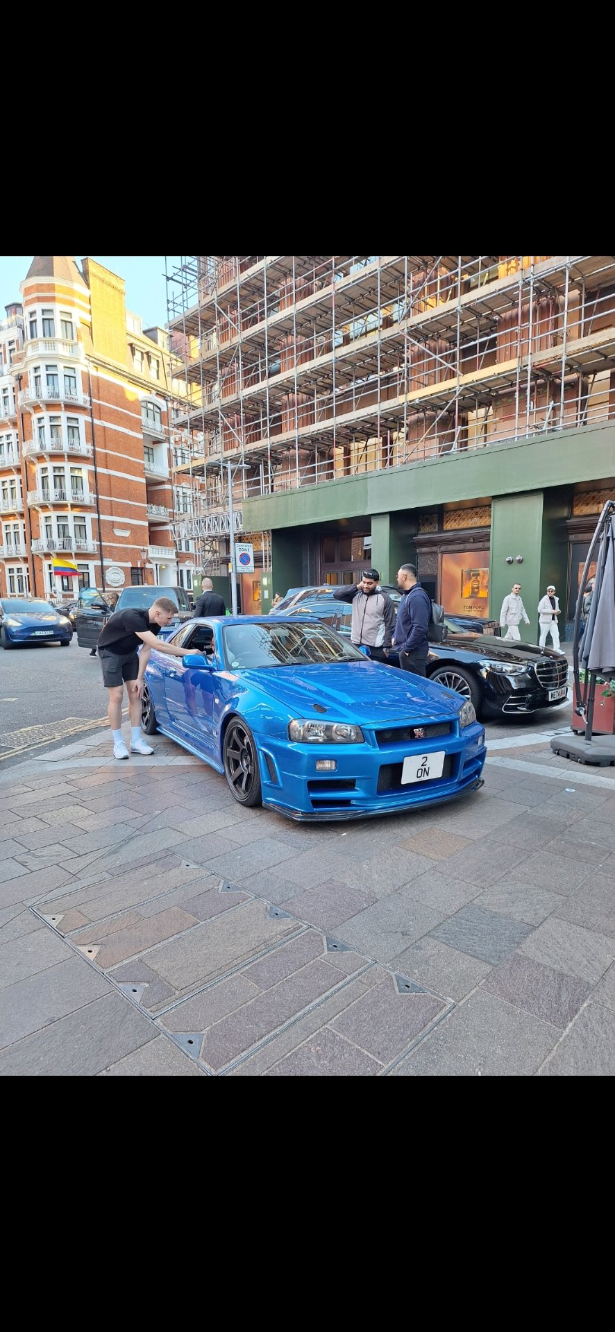2 ON private number plate on a Nissan, spotted in London