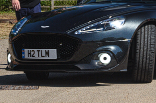 H2 TLM spotted on Aston Martin Rapide