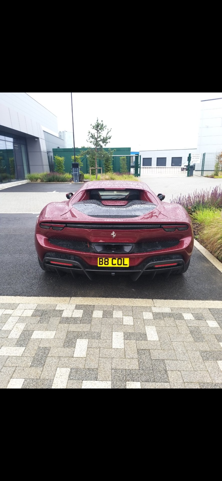 B8 COL spotted on Ferrari