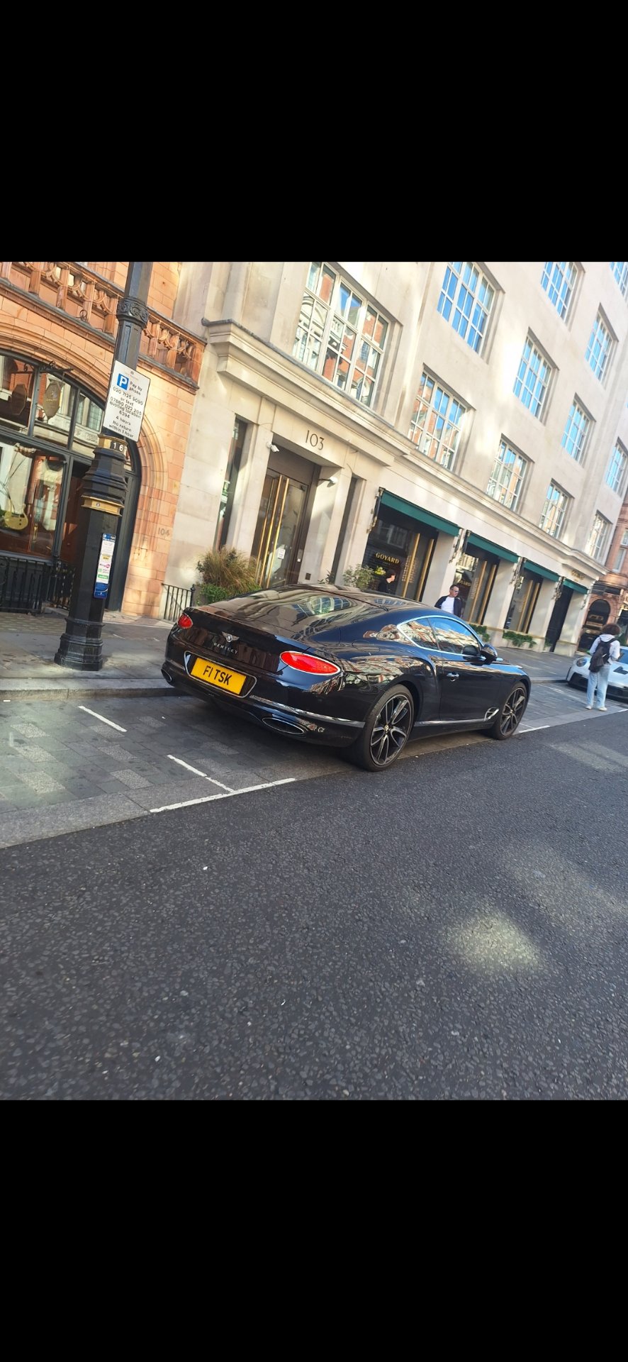 F1 TSK spotted on Bentley Continental