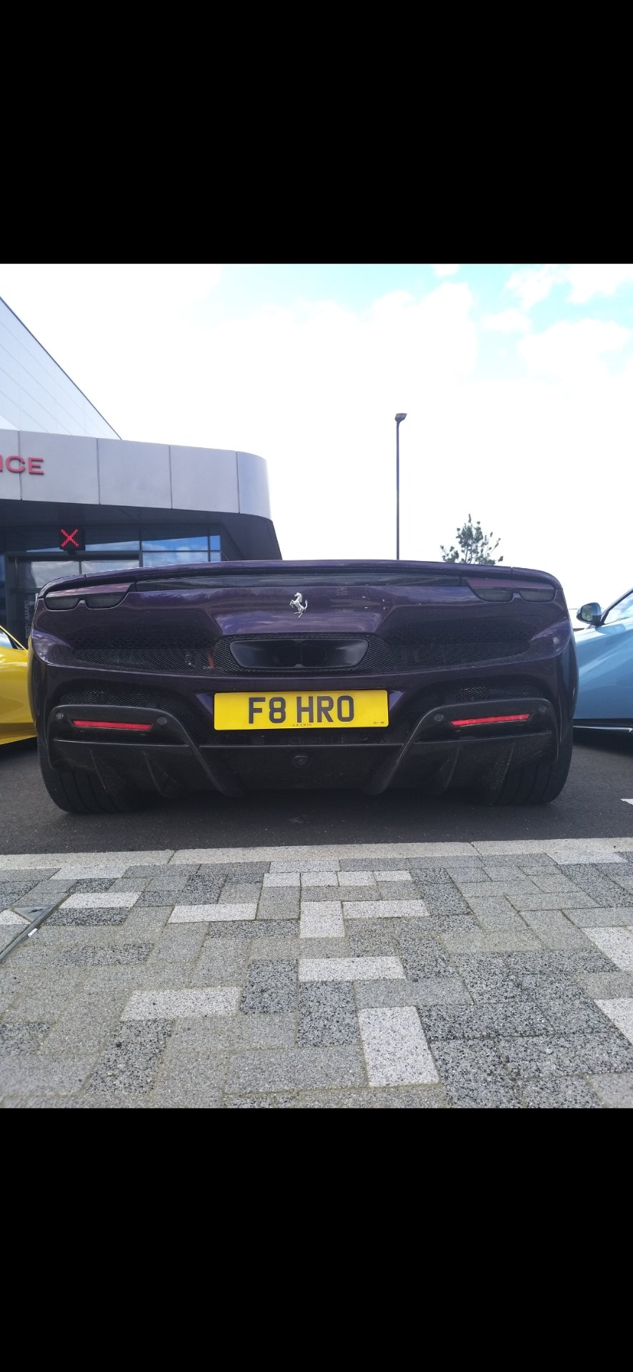 F8 HRO spotted on Ferrari