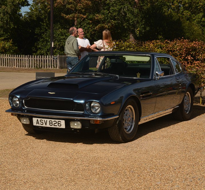 ASV 826 spotted on Aston Martin V8 Vantage