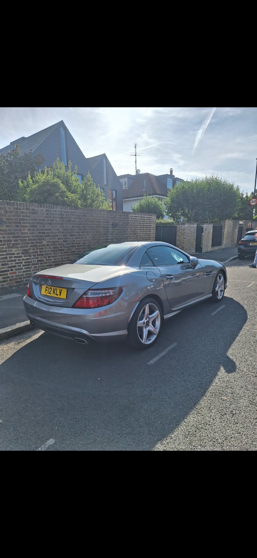F12 KLV spotted on Mercedes-Benz SLC