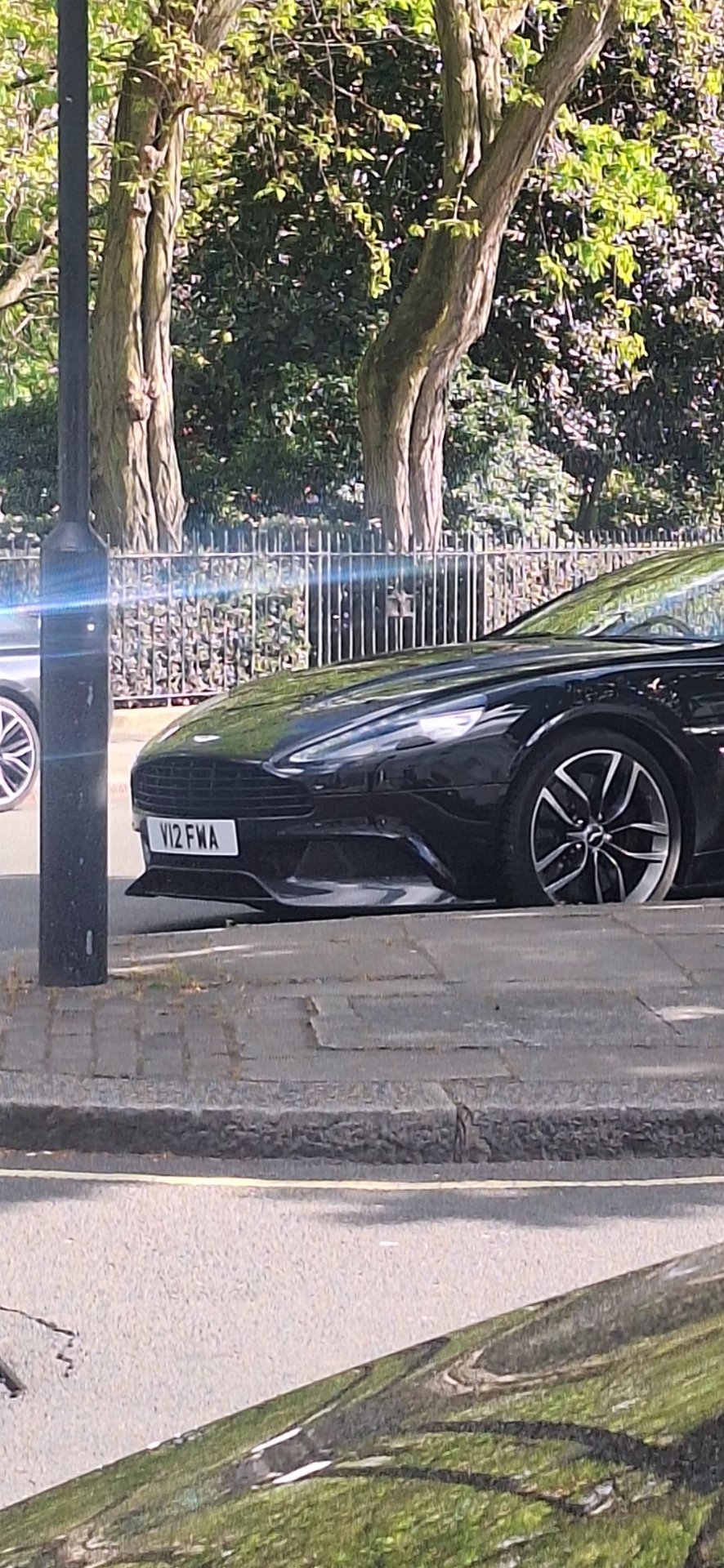 V12 FWA spotted on Aston Martin Vanquish