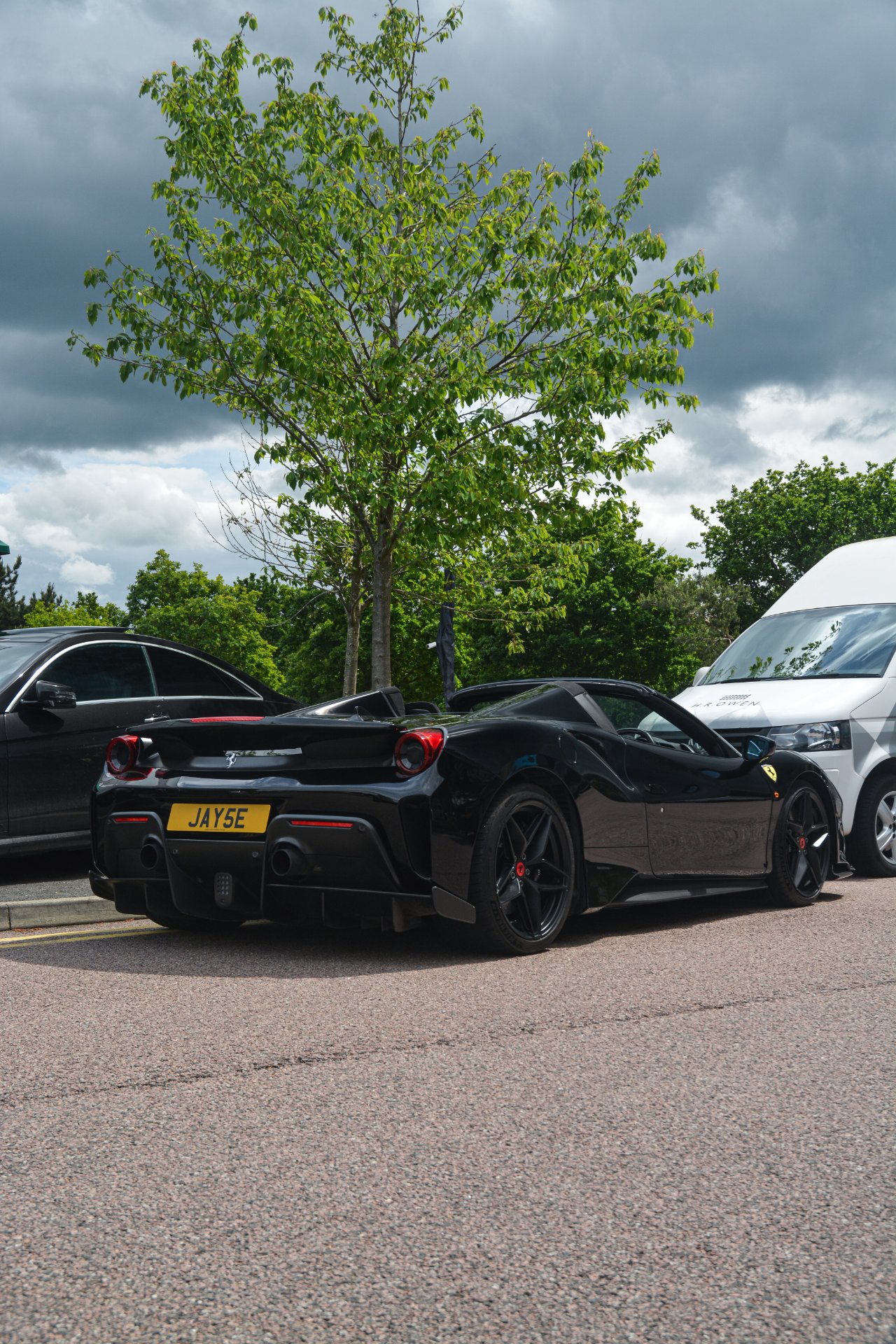 JAY 5E spotted on Ferrari 488