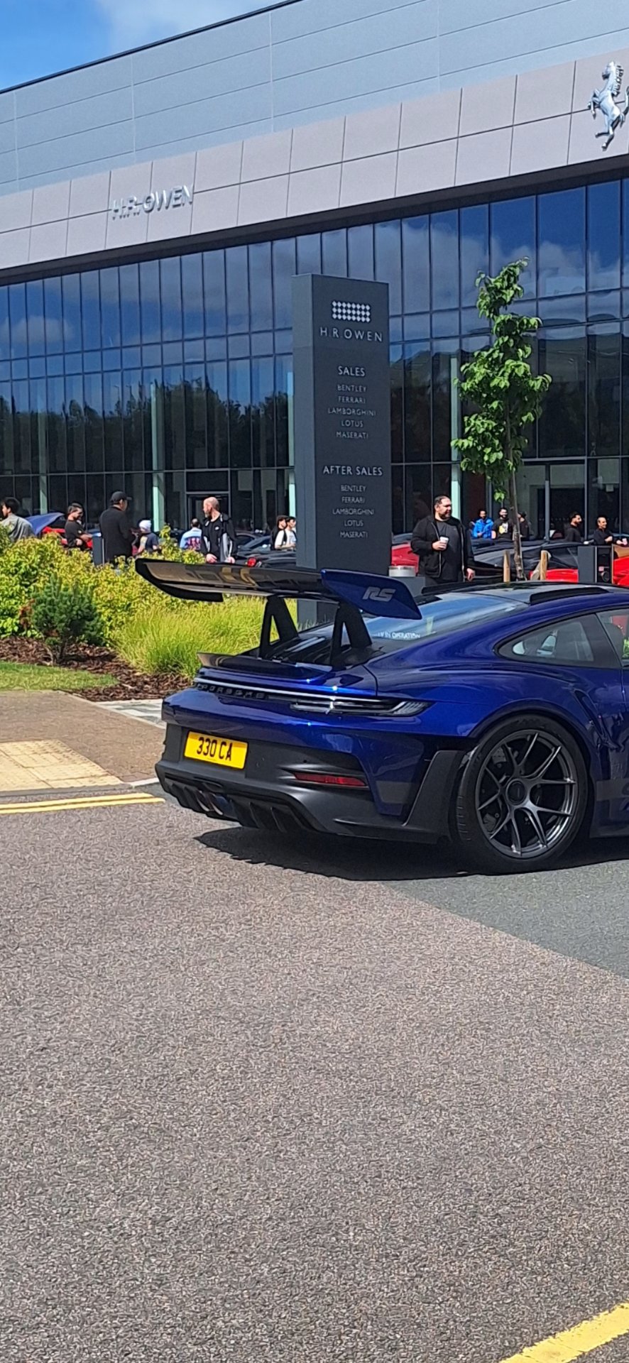 330 CA spotted on Porsche 911 GT3 RS