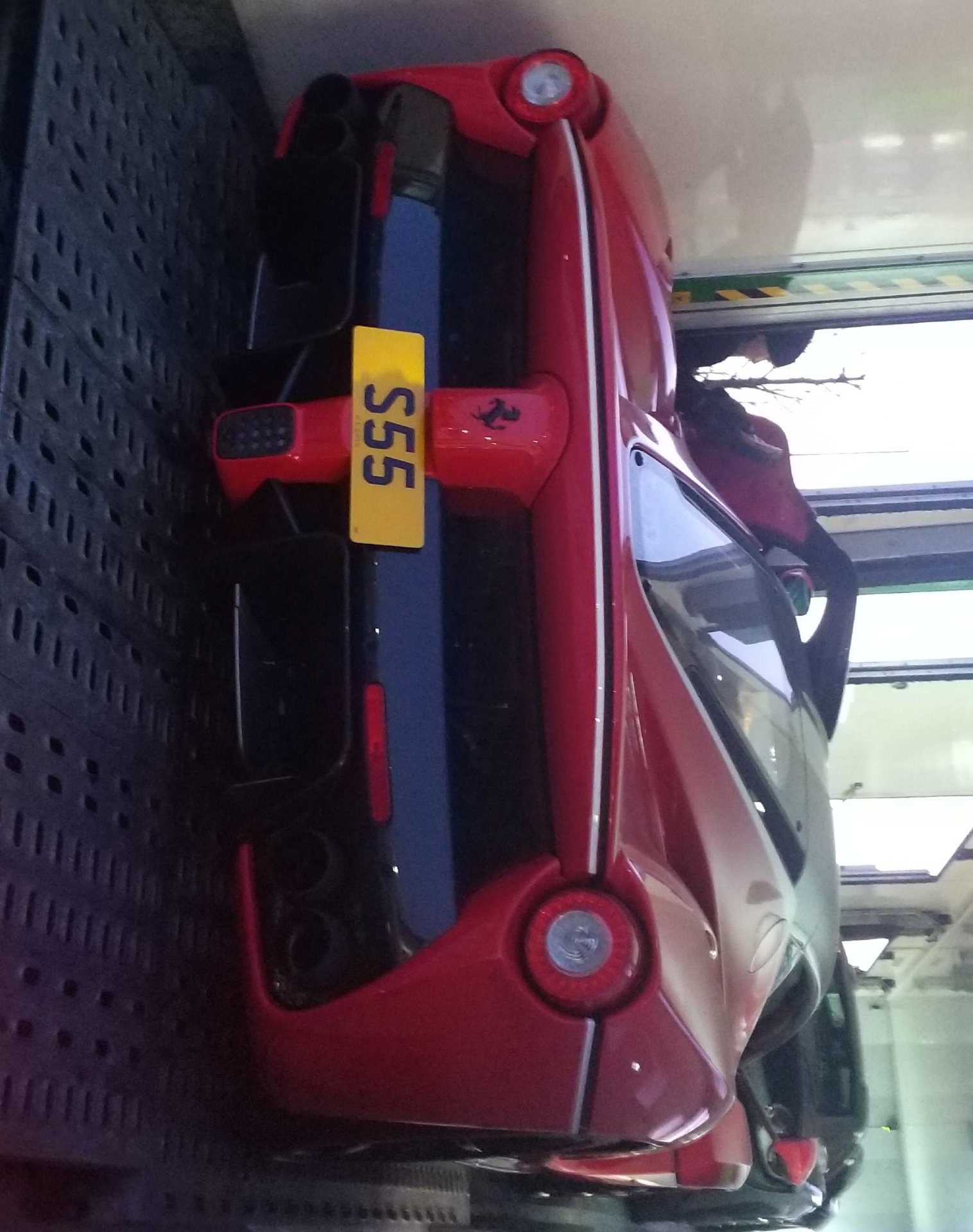 S 55 spotted on Ferrari LaFerrari