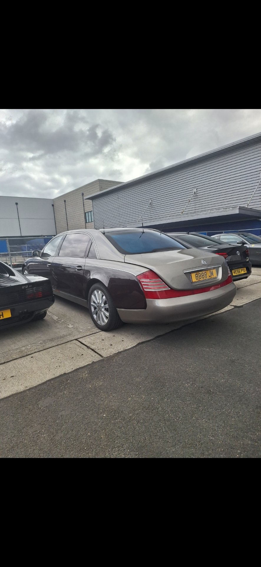 8888 JM spotted on Maybach