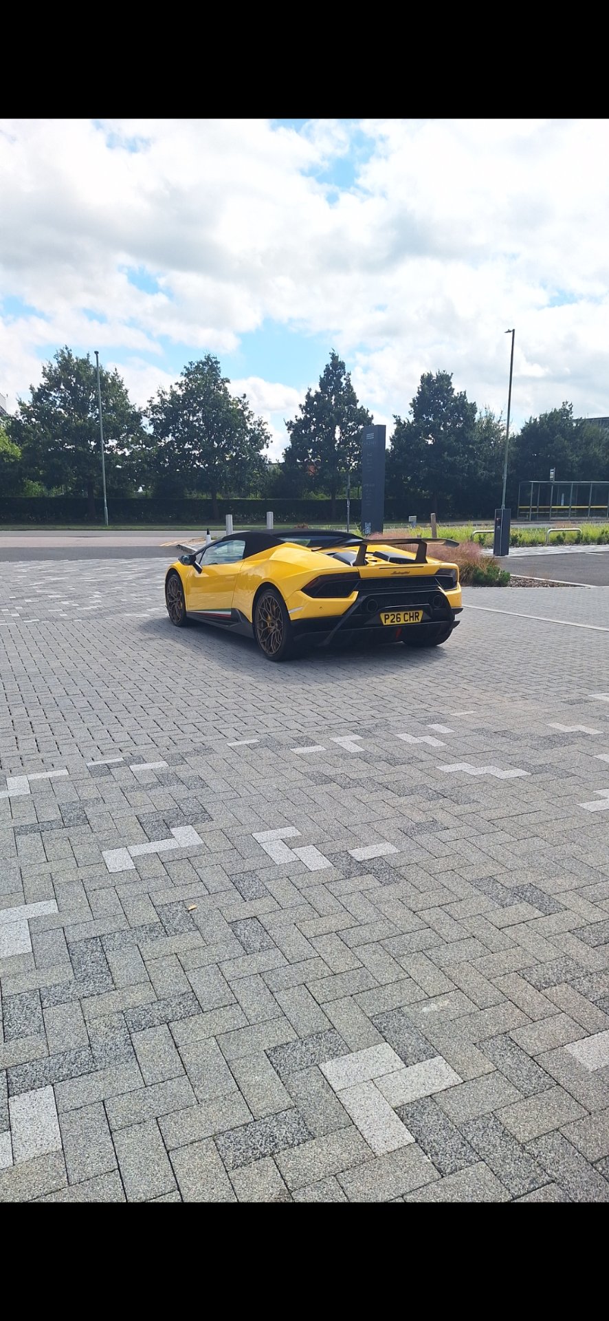 P26 CHR spotted on Lamborghini Huracan Performante