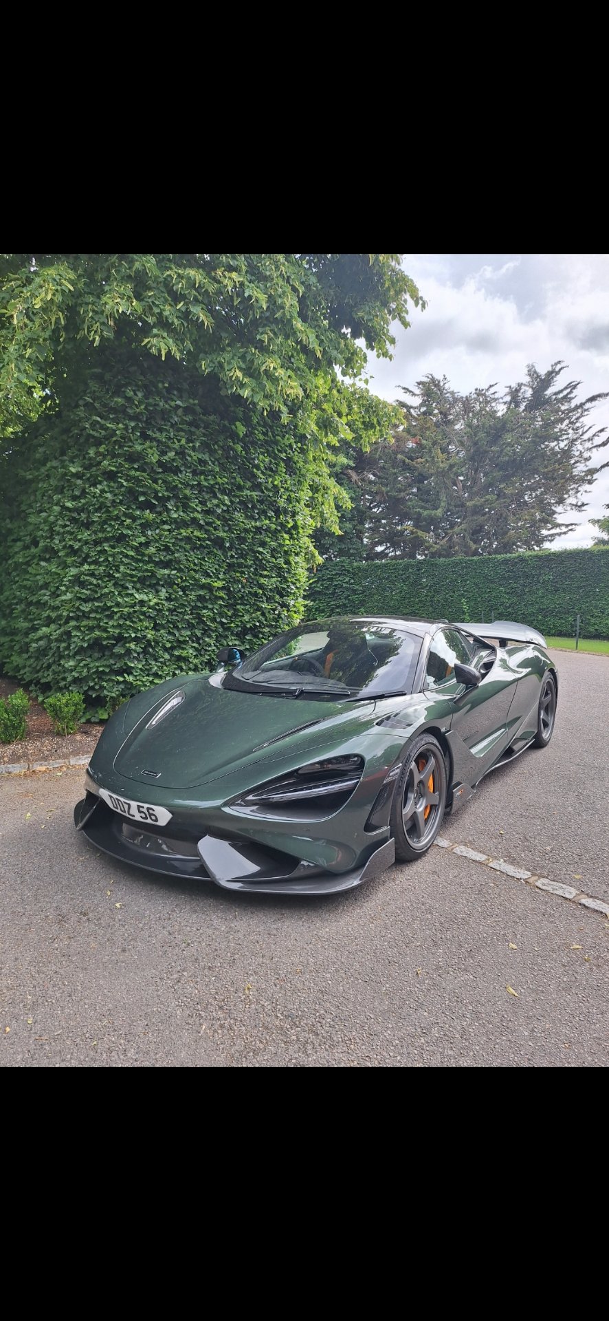 DDZ 56 spotted on McLaren 765LT