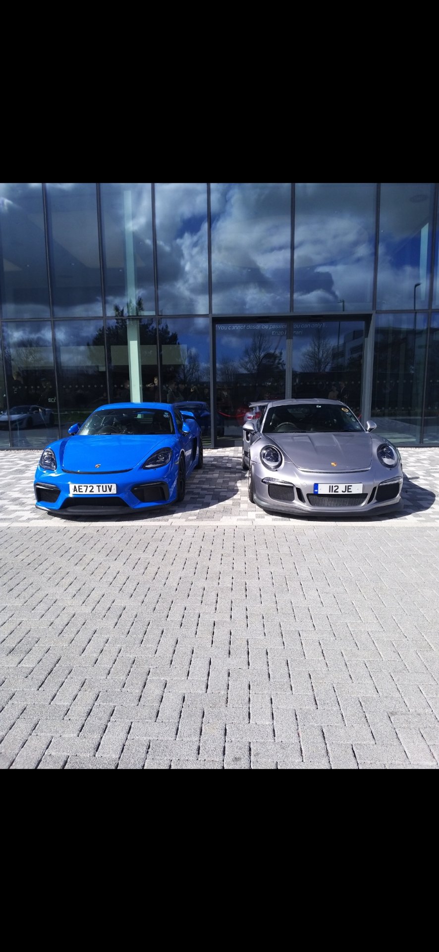 112 JE spotted on Porsche