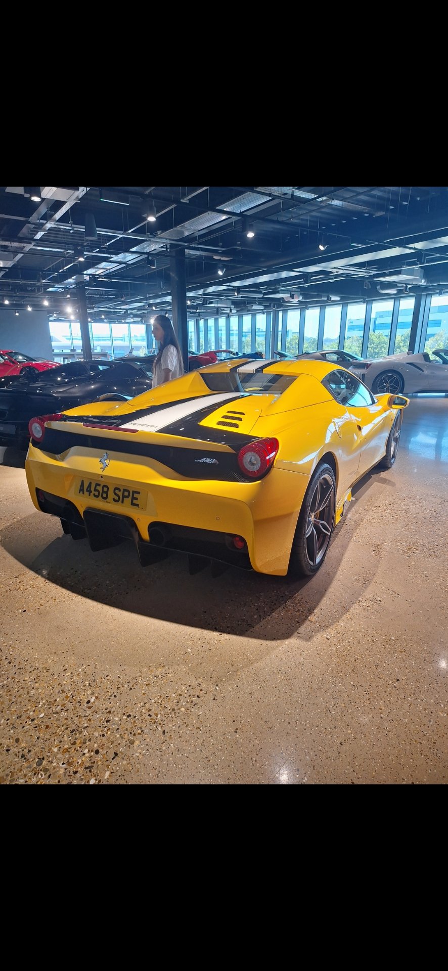 A458 SPE spotted on Ferrari