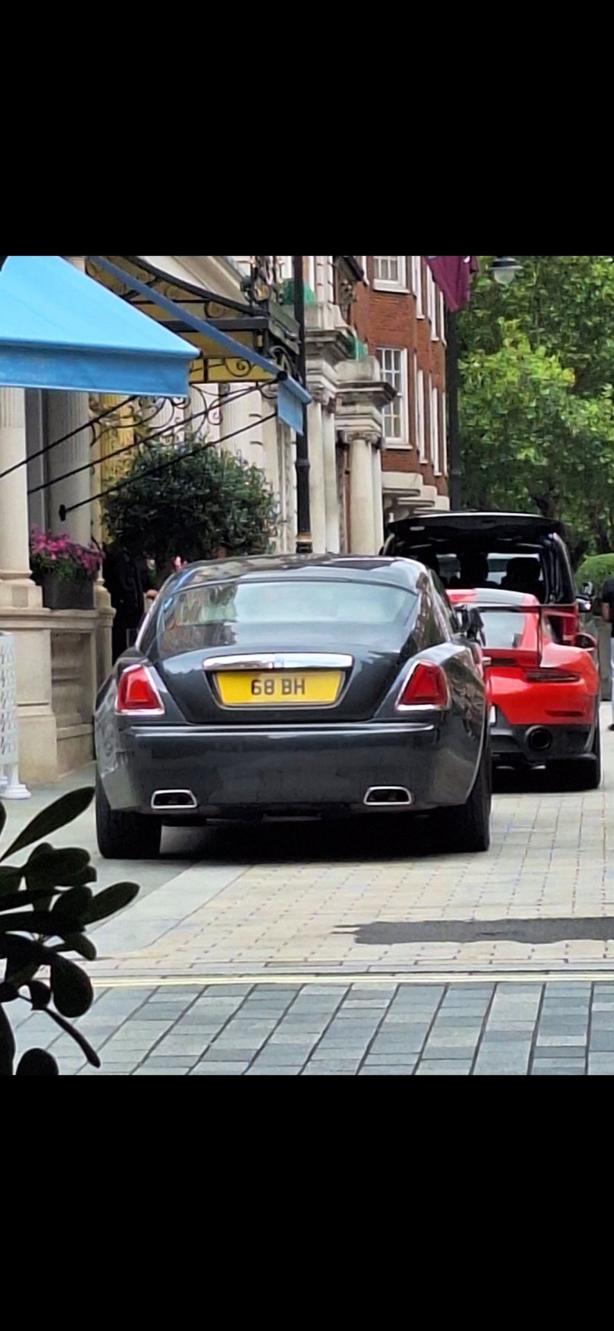 68 BH private number plate on a Rolls-Royce, spotted in London