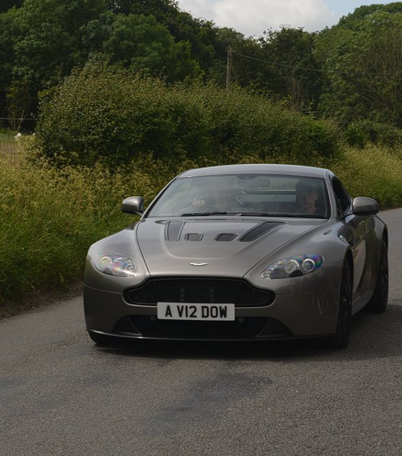 AV12 DOW spotted on Aston Martin V12 Vantage