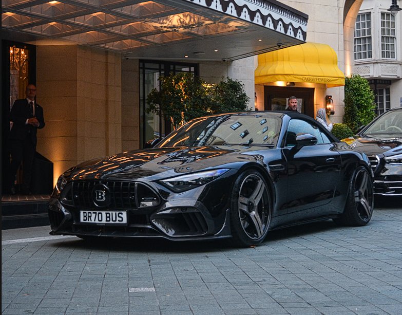 BR70 BUS spotted on Brabus S-Class SL