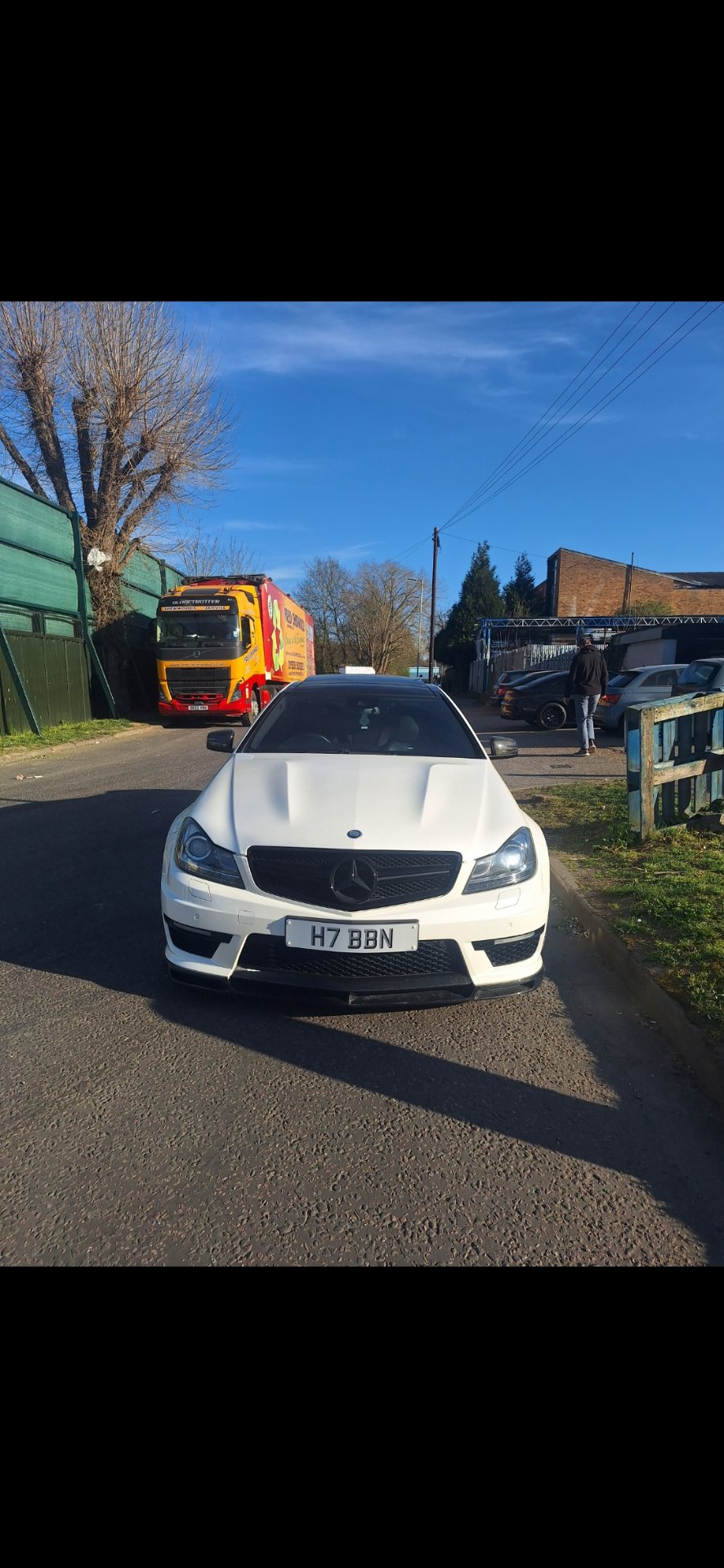 H7 BBN spotted on Mercedes-Benz C-Class