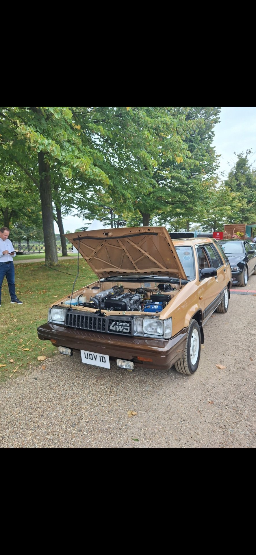 UDV 1D private number plate on a Toyota, spotted in London