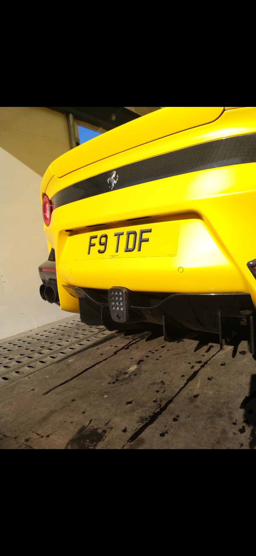F9 TDF spotted on Ferrari