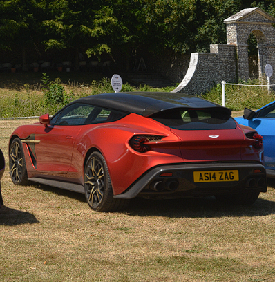 AS14 ZAG spotted on Aston Martin Vanquish