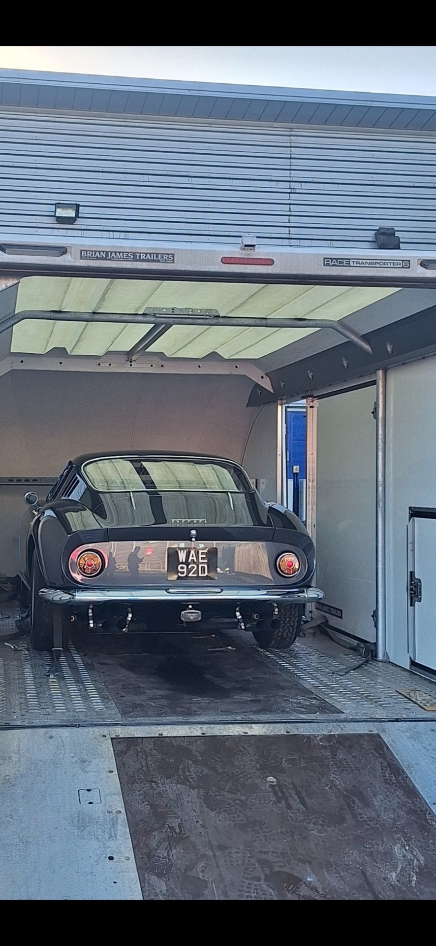 WAE 92D private number plate on a Ferrari 275 GTB, spotted in London