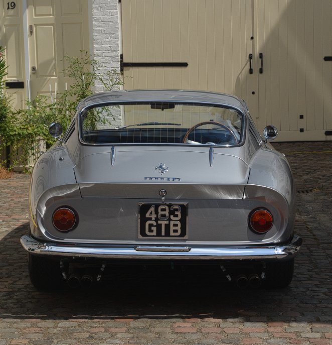 483 GTB private number plate on a Ferrari 275 GTB, spotted in London