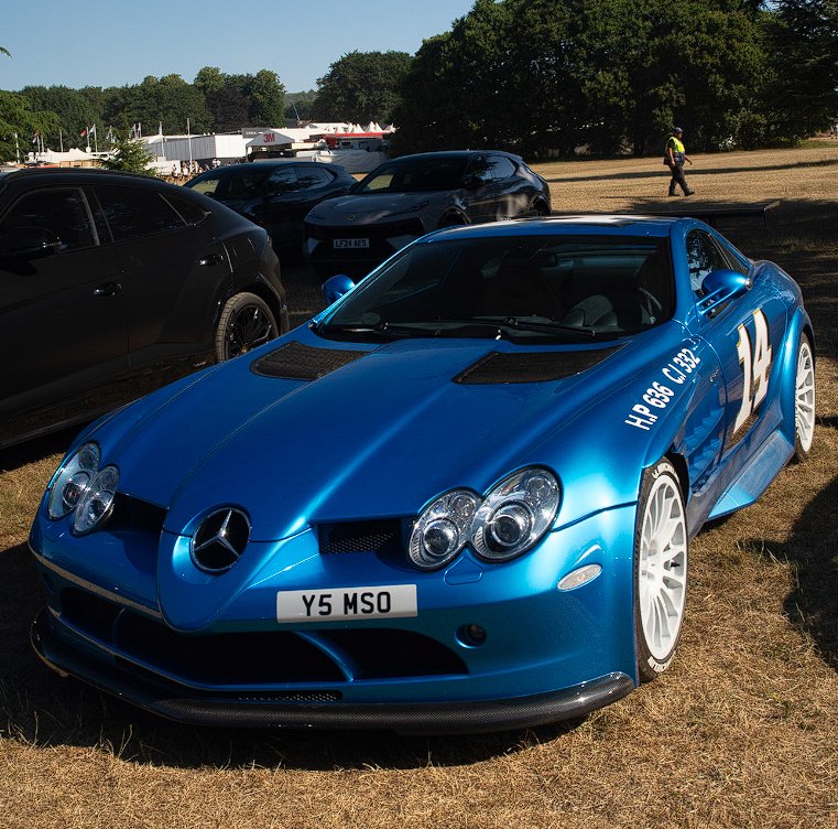 Y5 MSO spotted on Mercedes-Benz SLR McLaren