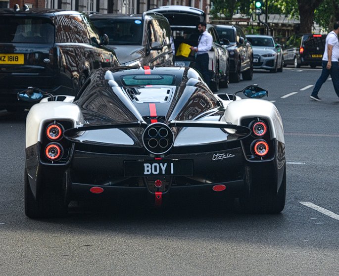 BOY 1 spotted on Pagani Utopia