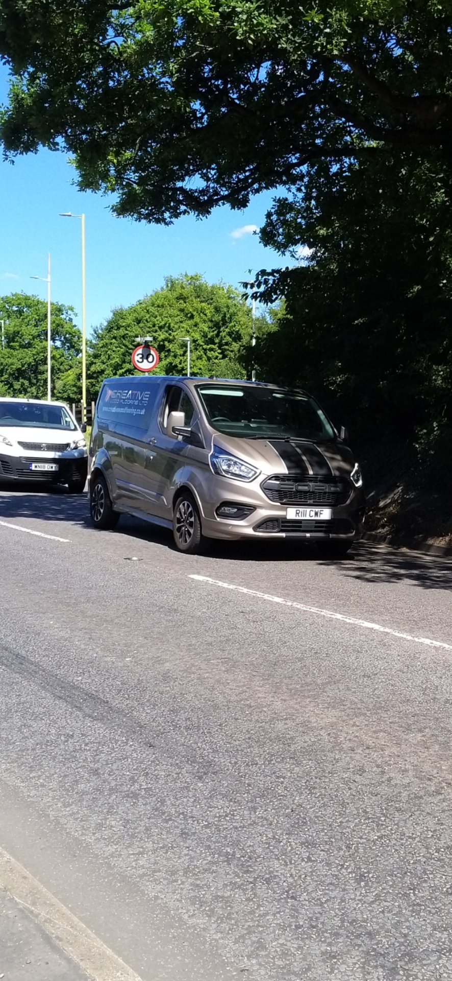R111 CWF spotted on Ford Transit