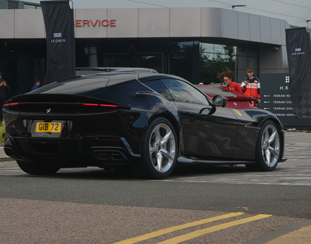 GIB 72 spotted on Ferrari 12Cilindri