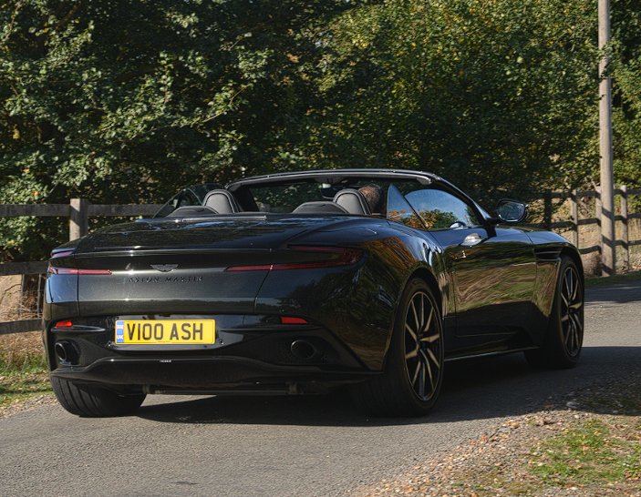 V100 ASH spotted on Aston Martin DB11