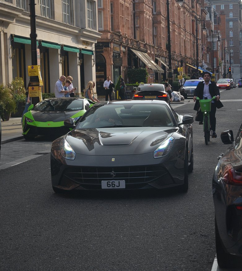 66 J spotted on Ferrari F12