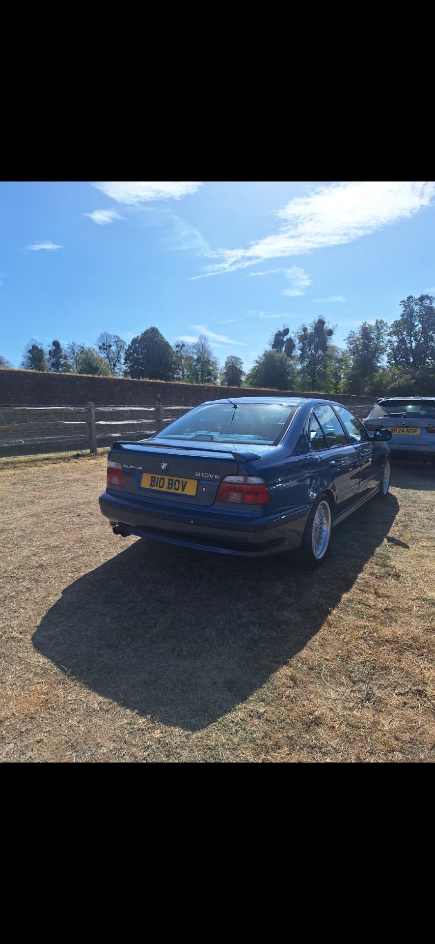 B10 BOV private number plate on a Alpina, spotted in London