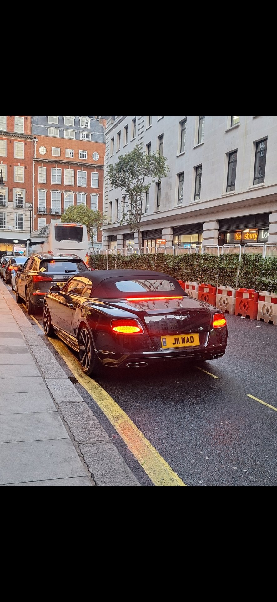 J11 WAD spotted on Bentley Continental