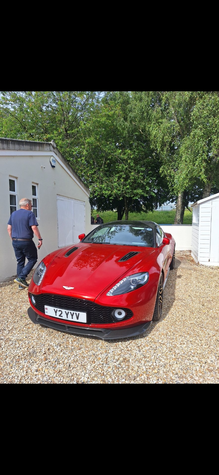 Y2 YYV spotted on Aston Martin Zagato