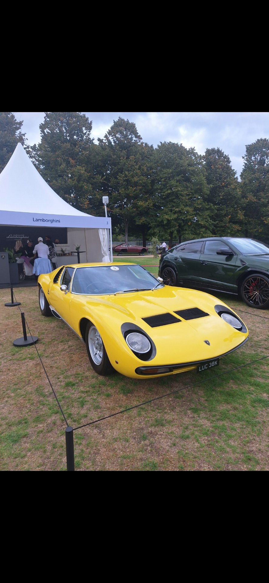 LUC 38K spotted on Lamborghini Miura