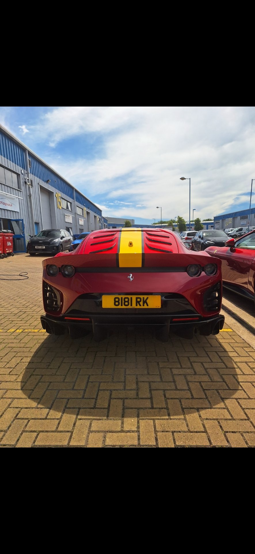8181 RK spotted on Ferrari