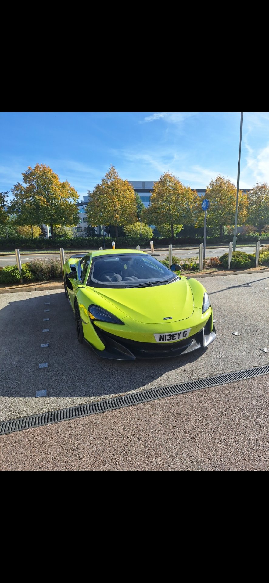 N13 EYG spotted on McLaren 600LT