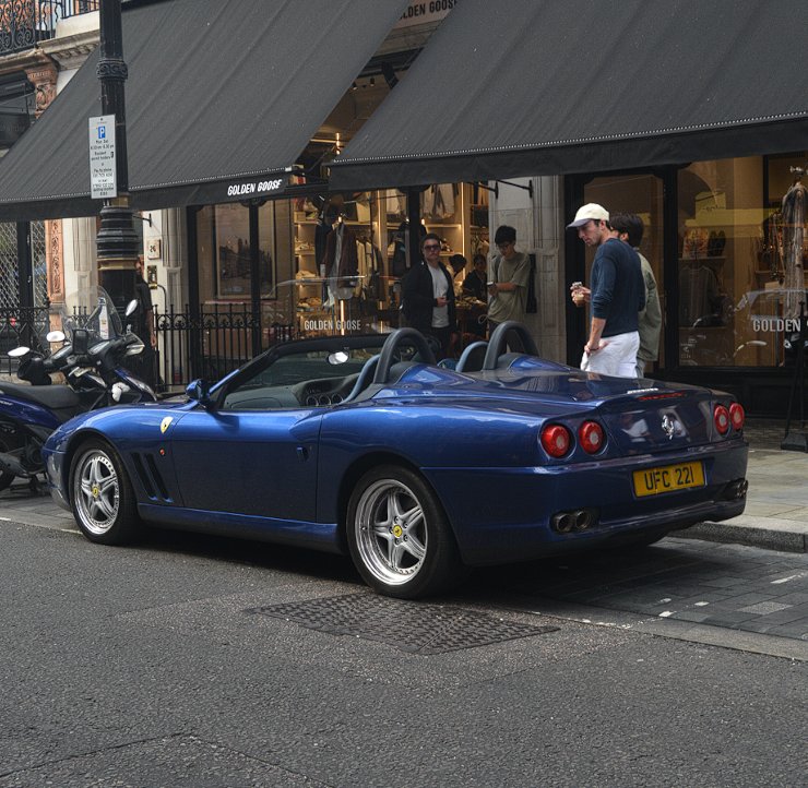 UFC 221 private number plate on a Ferrari 550, spotted in London