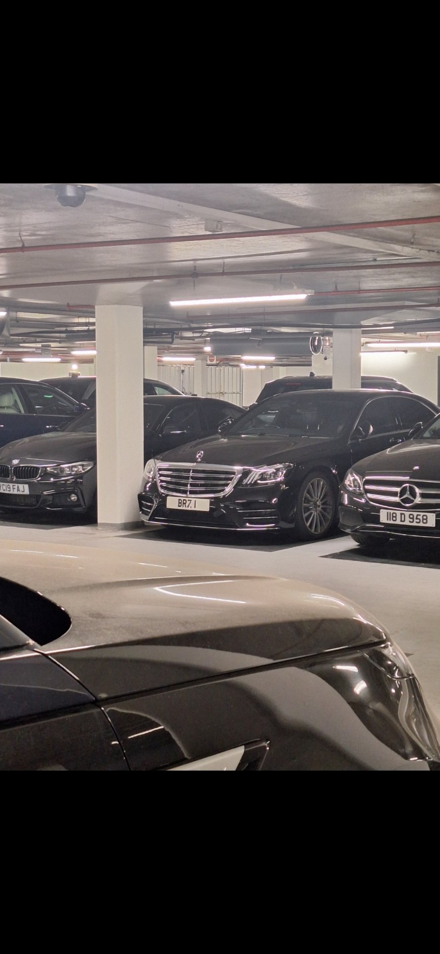 BRZ 1 spotted on Mercedes-Benz S-Class