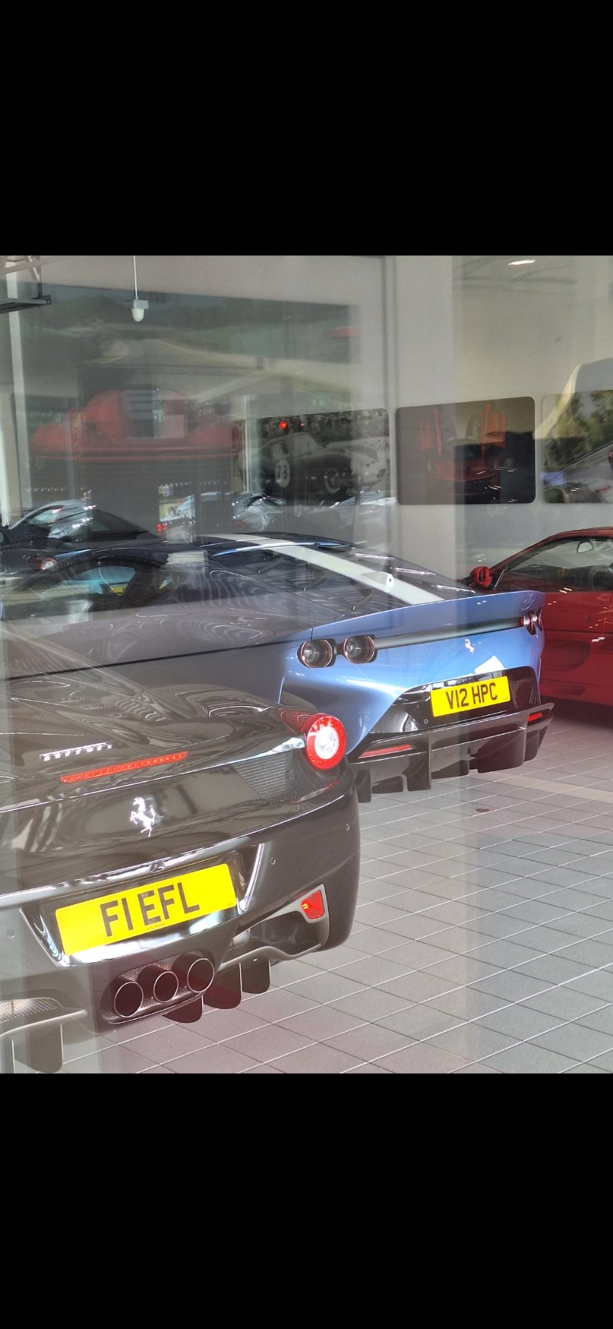 F1 EFL spotted on Ferrari