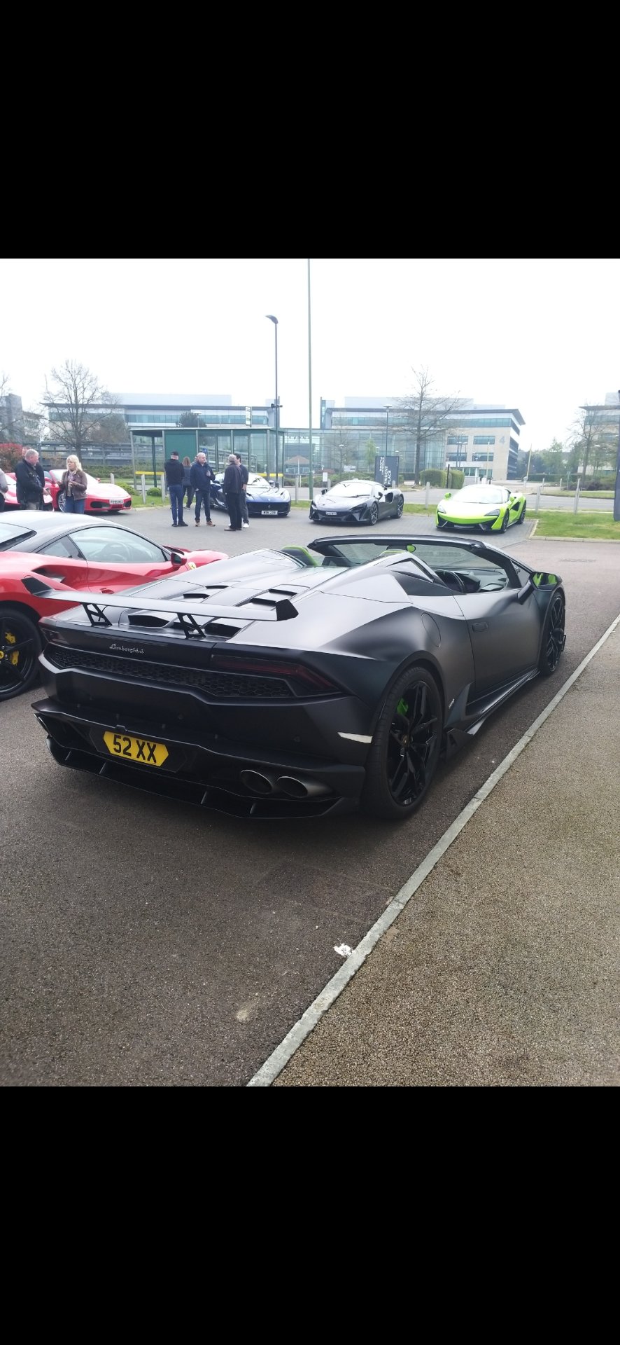 52 XX spotted on Lamborghini