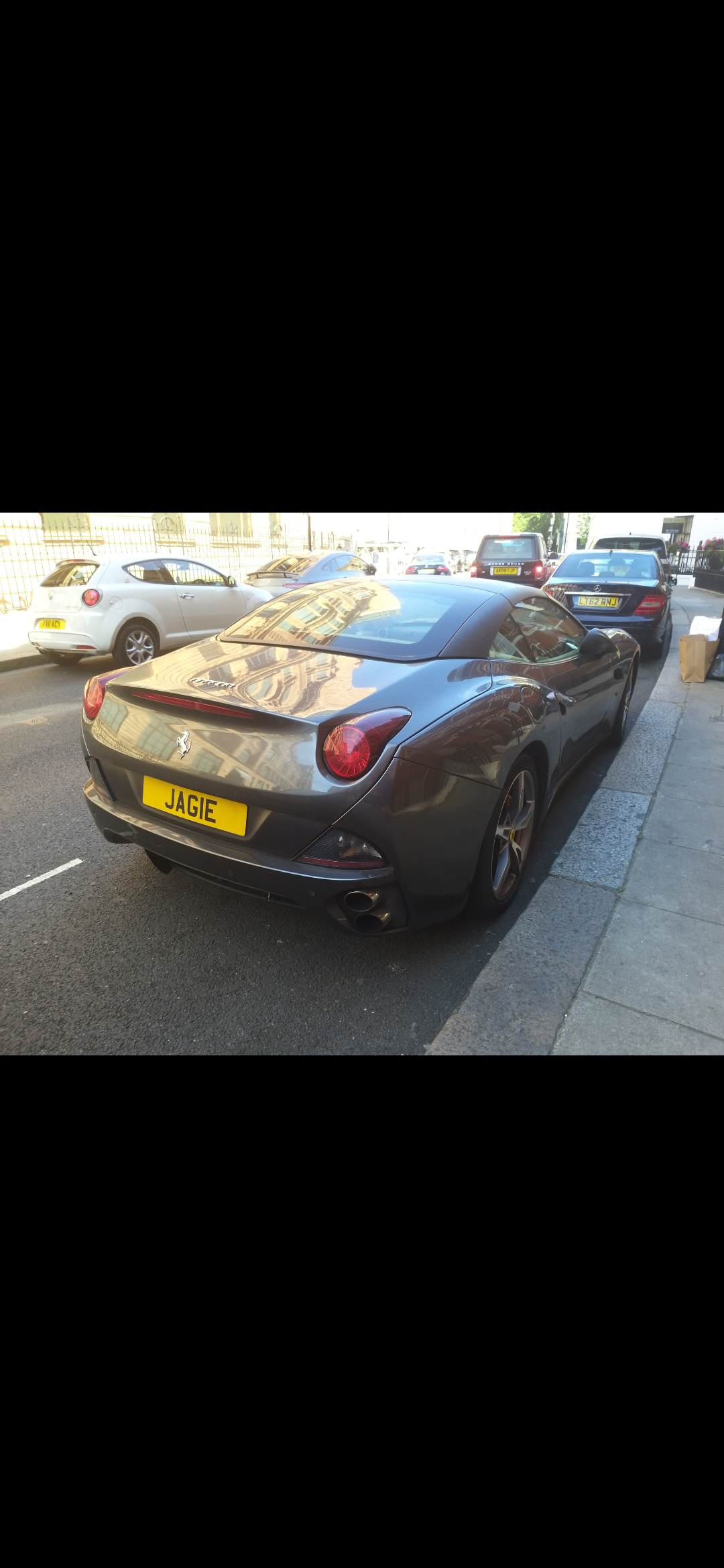 JAG 1E spotted on Ferrari California