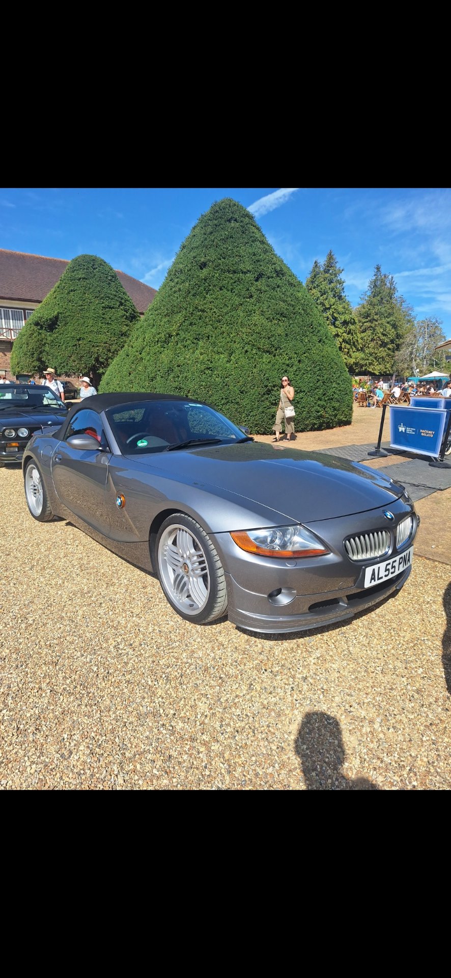AL55 PNA private number plate on a Alpina, spotted in London