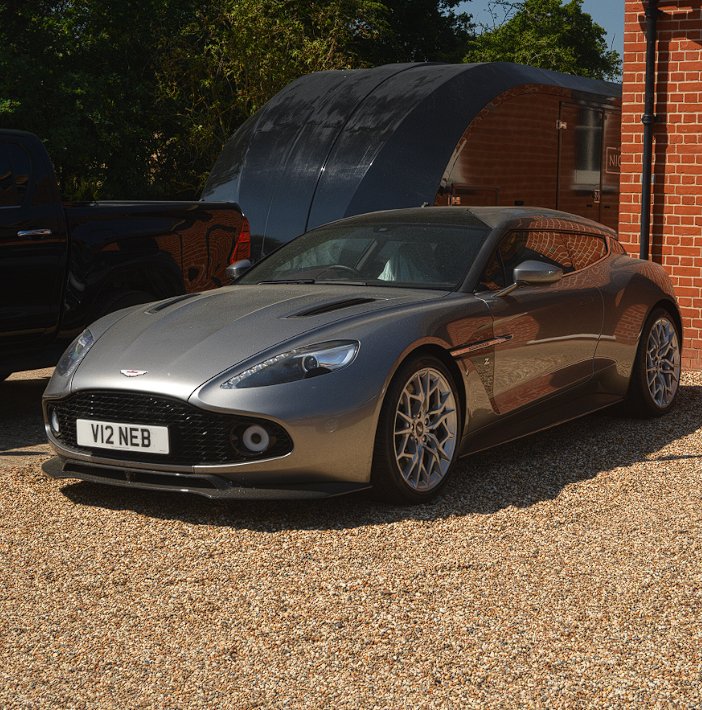 V12 NEB spotted on Aston Martin Vanquish