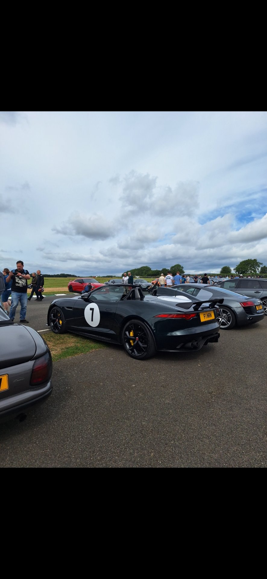 F1 NRW spotted on Jaguar F-Type