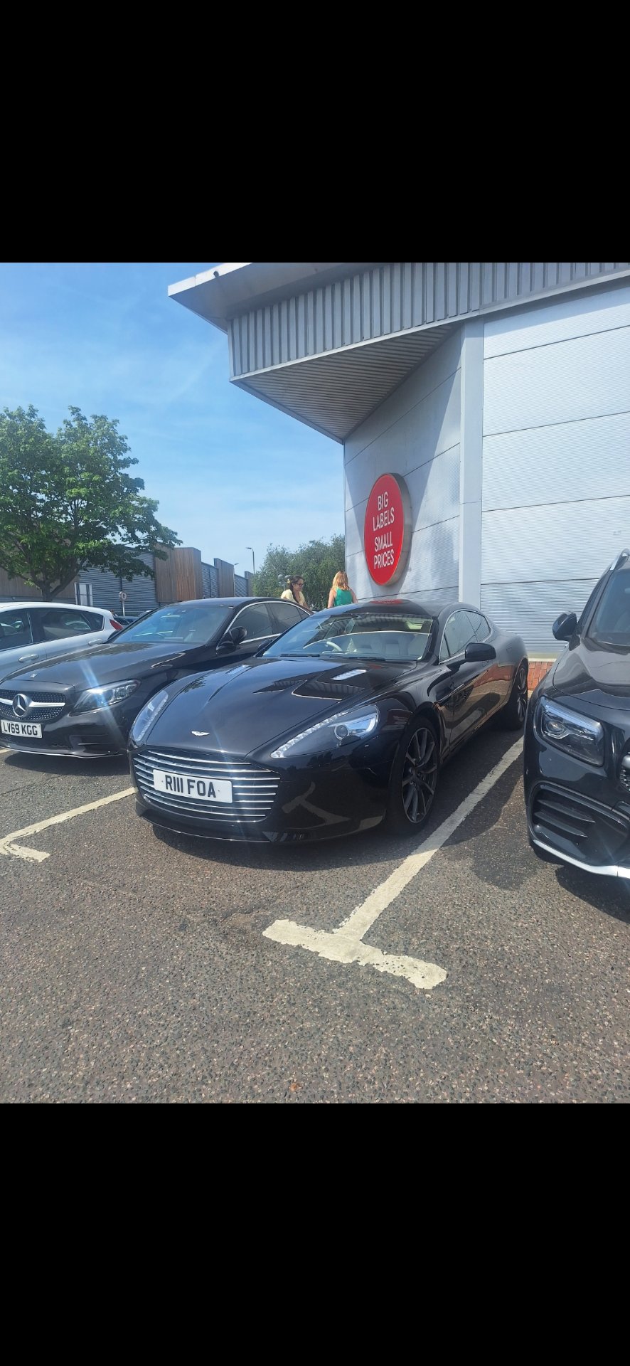 R111 FOA spotted on Aston Martin Rapide