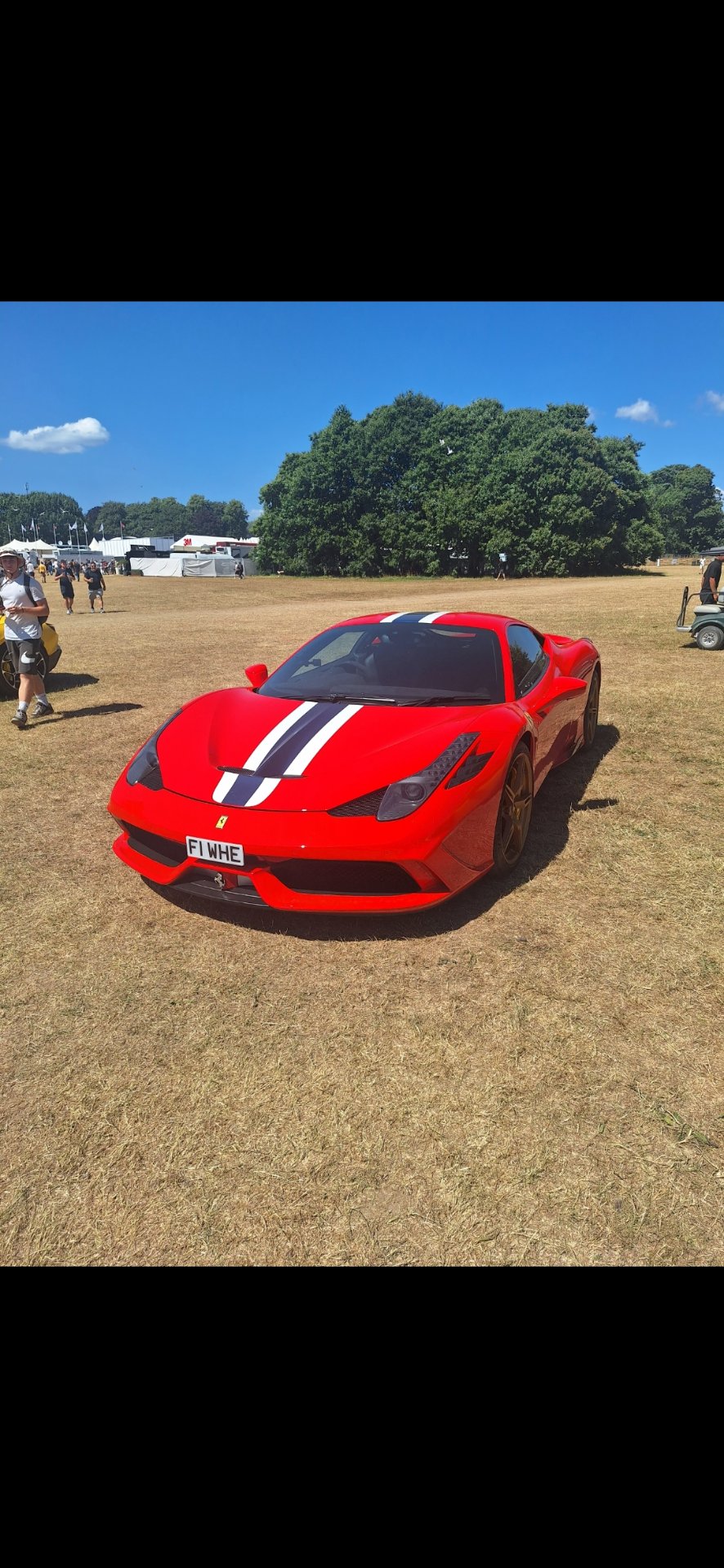 F1 WHE spotted on Ferrari 458
