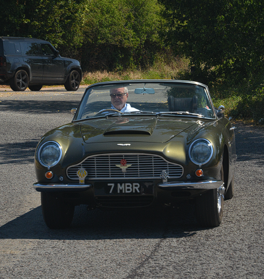 7 MBR spotted on Aston Martin DB6