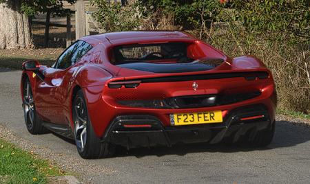 F23 FER spotted on Ferrari 296 GTB